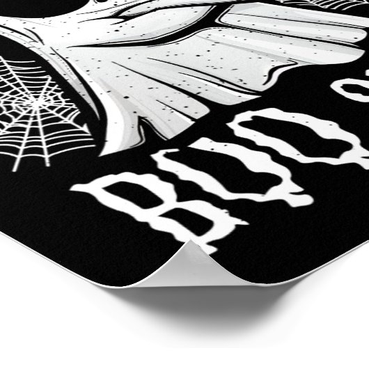 Funny dies ist Boo Sheet Ghost Lazy Halloween Men  Poster (Ecke)