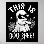 Funny dies ist Boo Sheet Ghost Lazy Halloween Men  Poster (Vorne)