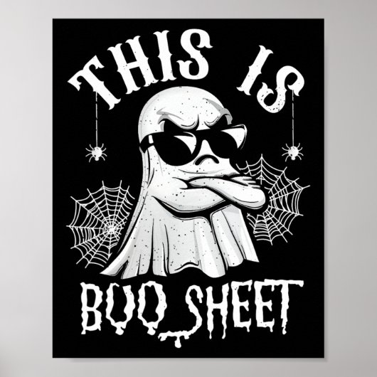 Funny dies ist Boo Sheet Ghost Lazy Halloween Men  Poster (Vorne)