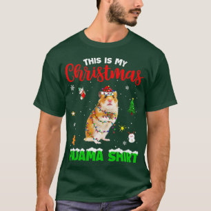 Funny Dies ist mein Weihnachts Pajama Hamster Red T-Shirt