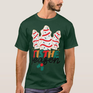 Funny dies The Season Xmas Tree Xmas Blätter Weihn T-Shirt