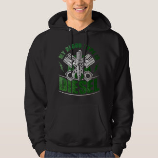 Funny Diesel Mechanic Geschenk mein Blut ist Diese Hoodie