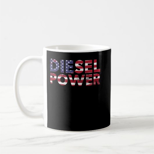 Funny Diesel Truck Kaffeetasse (Links)