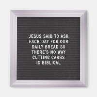 Funny Diet Quotes - Letter Board Magnet 2.3
