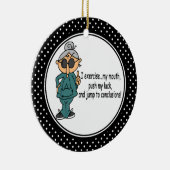 Funny Diet Spaß Weihnachtsschmuck (Rechts)