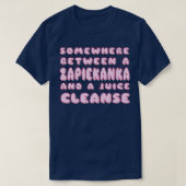 Funny Diet Zapiekanka und eine Juice Cleanse Polni T-Shirt (Design vorne)