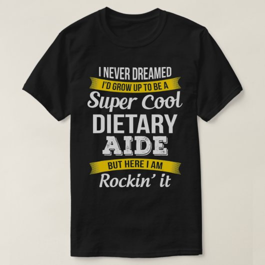 Funny Dietary Aide - Geschenke Wertungsdienst T-Shirt (Design vorne)