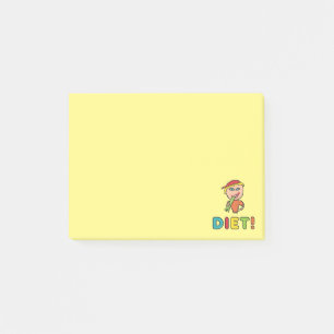 Funny Dieting Diet! Post-it Klebezettel