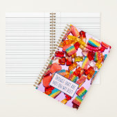Funny Dieting mit Gummy Candies Notizblock (Innen)