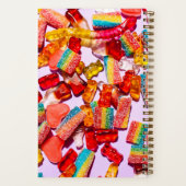 Funny Dieting mit Gummy Candies Notizblock (Rückseite)