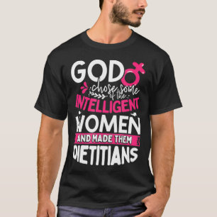 Funny Dietitians Zitat von Frauen Funny Christlich T-Shirt
