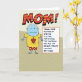 Funny Dig am Muttertag des Vaters Karte (Gelbe Blume)