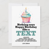 Funny Digital Download Geburtstag Einladung (Vorderseite)