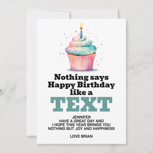 Funny Digital Download Geburtstag Einladung (Vorderseite)