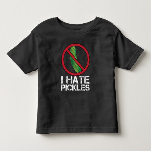 Funny Dill Cucumber Hater Spaß I Hate Pickles Kleinkind T-shirt