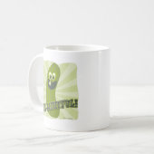 Funny Dill-Light-Pickle Kaffeetasse (Vorderseite Links)