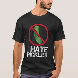 Funny Dill Spaß Meat Lover I Hate Pickles T-Shirt