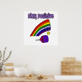 Funny Dink Positiver Pickleball Sportpuff Poster (Küche)