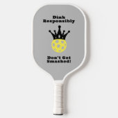 Funny Dink verantwortlich Pickleball Schläger (Rückseite)