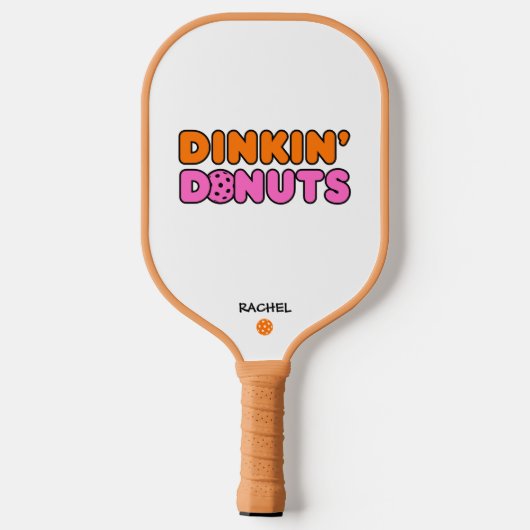 Funny Dinkin Donuts Pickleball Schläger (Rückseite)