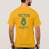 Funny Dinksgiving Delight: Türkei vs Pickleball! T-Shirt (Rückseite)