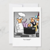 Funny Dinner Einladungen "Spectickles" Spaß (Vorderseite)