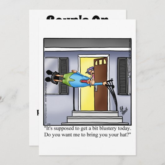 Funny Dinner Einladungen "Spectickles" Spaß (Vorne/Hinten)