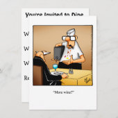 Funny Dinner Party Einladungen "Spectickles" (Vorne/Hinten)