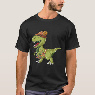 Funny Dino Archer Archery T-Shirt