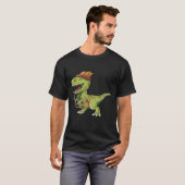 Funny Dino Archer Archery T-Shirt (Vorne ganz)