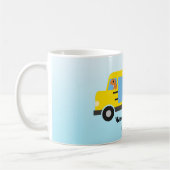 Funny DINO Dinosaurier Schulbus Junge Geburtstag Kaffeetasse (Links)