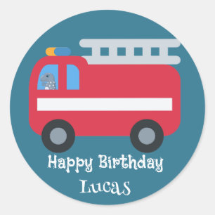 Funny Dino treiben Motor zurück zur Schule HBD Pe Runder Aufkleber