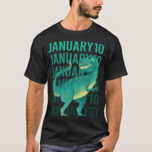 Funny Dinosaur - 10. Januar T-Shirt