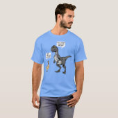 Funny Dinosaur And Chicken Re Chicken Quote boy T-Shirt (Vorne ganz)