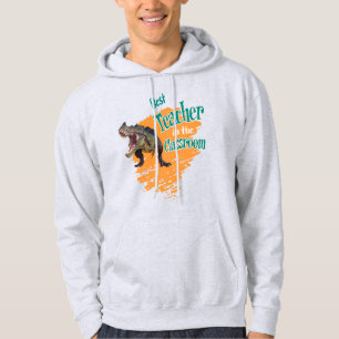 Funny Dinosaur Bester Lehrer im Klassenzimmer Hoodie