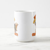 Funny Dinosaur Bester Lehrer im Klassenzimmer Kaffeetasse (Mittel)