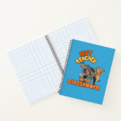 Funny Dinosaur Bester Lehrer im Klassenzimmer Notizblock (Innenseite)