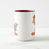 Funny Dinosaur Bester Lehrer im Klassenzimmer Tasse (Zentrum)
