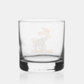 Funny Dinosaur Bester Lehrer im Klassenzimmer Whiskyglas (Rückseite)