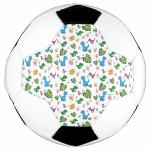 Funny Dinosaur, Blätter Fußball