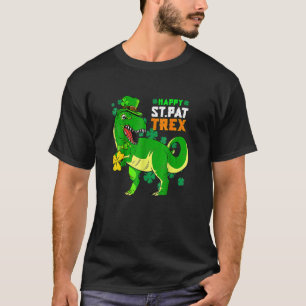 Funny Dinosaur Boys Rex Day Kids Saint Patrick S D T-Shirt