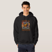 Funny Dinosaur Chicken Nugget Bootleg Hardcore Fla Hoodie (Vorne ganz)