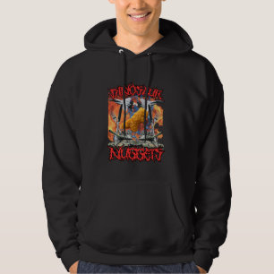 Funny Dinosaur Chicken Nugget Bootleg Hardcore Fla Hoodie