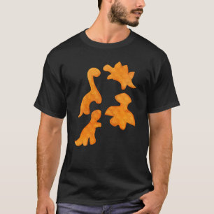 Funny Dinosaur Chicken Nugget Kinder Männer Nugge T-Shirt