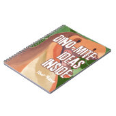Funny Dinosaur Cool Kids Notebook Notizblock (Linke Seite)
