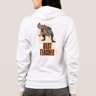 Funny Dinosaur Dino Bester Lehrer Hoodie