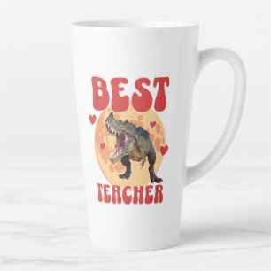 Funny Dinosaur Dino Bester Lehrer Milchtasse
