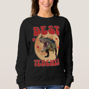 Funny Dinosaur Dino Bester Lehrer Sweatshirt