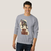 Funny Dinosaur Dino Bester Lehrer Sweatshirt (Vorne ganz)