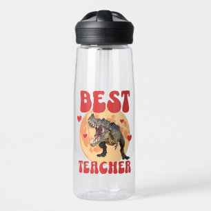 Funny Dinosaur Dino Bester Lehrer Trinkflasche